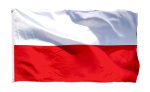 Flaga polski – państwowa premium 112x70 (160g)