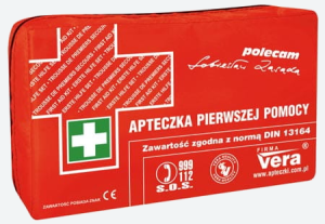 Apteczka samochodowa materiałowa DIN 13164 PK-MOT