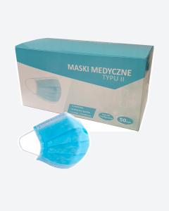 Maski medyczne typu ii (50 szt.)